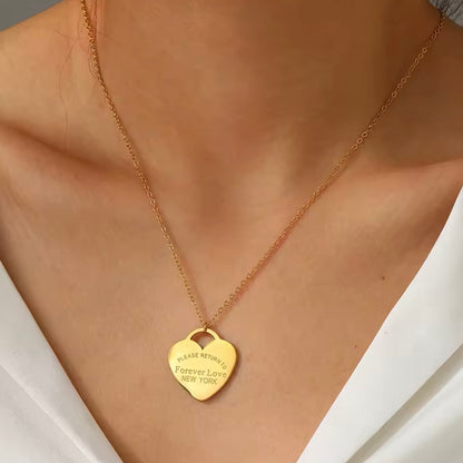 Forever Love Heart Necklaces