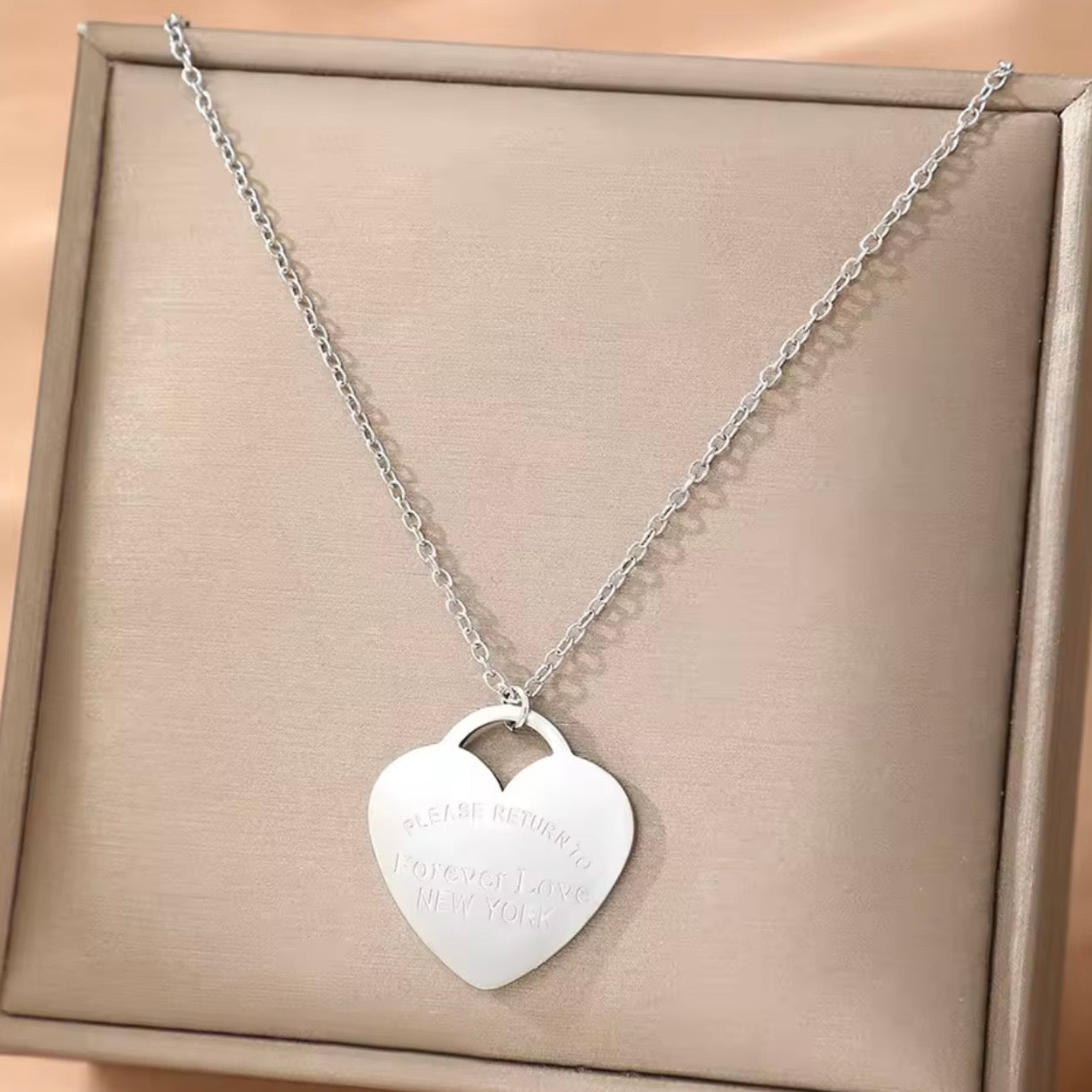 Forever Love Heart Necklaces