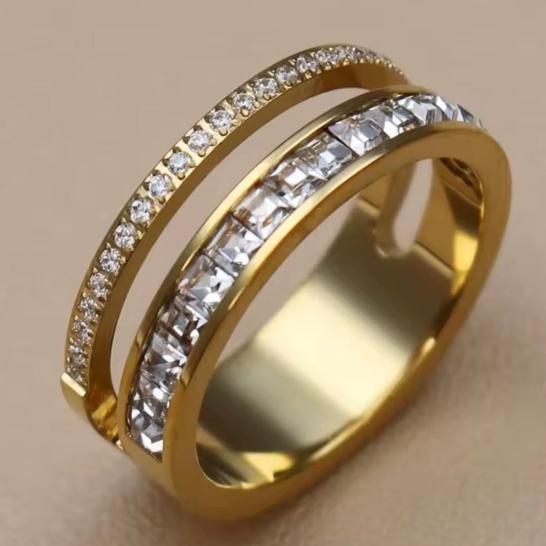 Golden Layers Ring