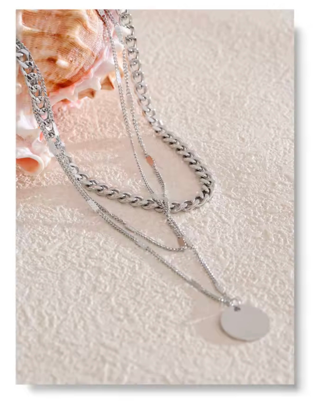 Golden Trio Layered Necklace