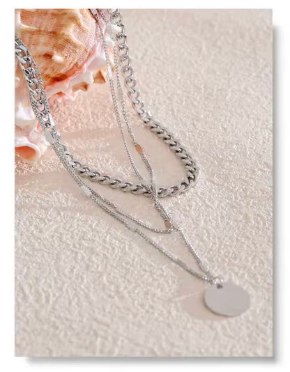 Golden Trio Layered Necklace