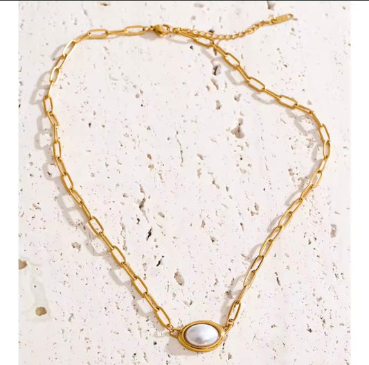 Pearl Link Necklace