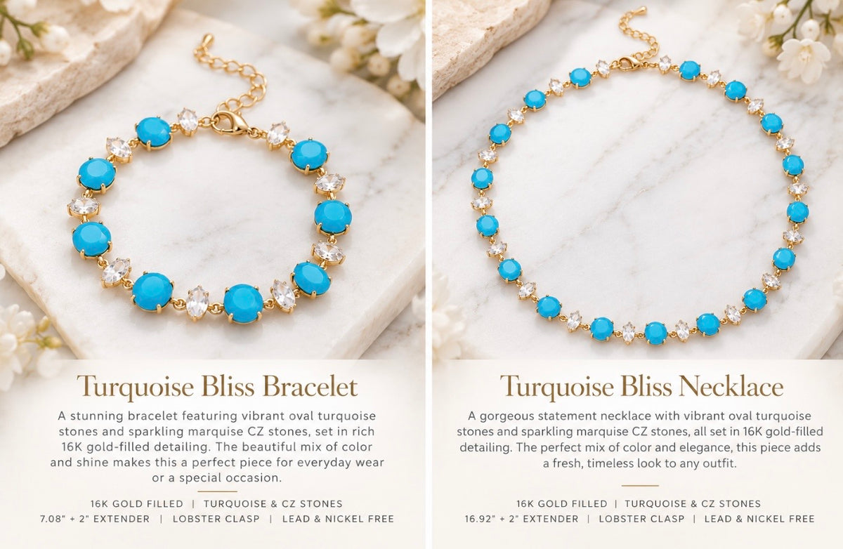 Turquoise Bliss Necklace & Bracelet
