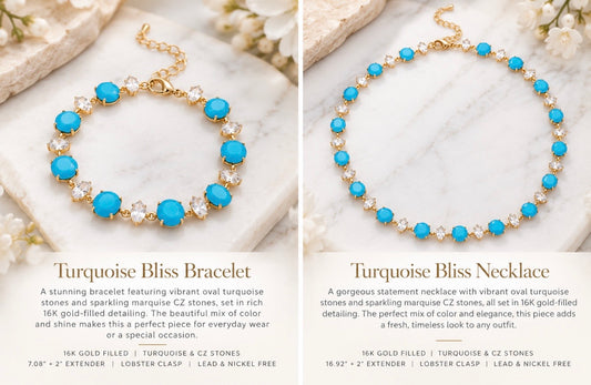 Turquoise Bliss Necklace & Bracelet