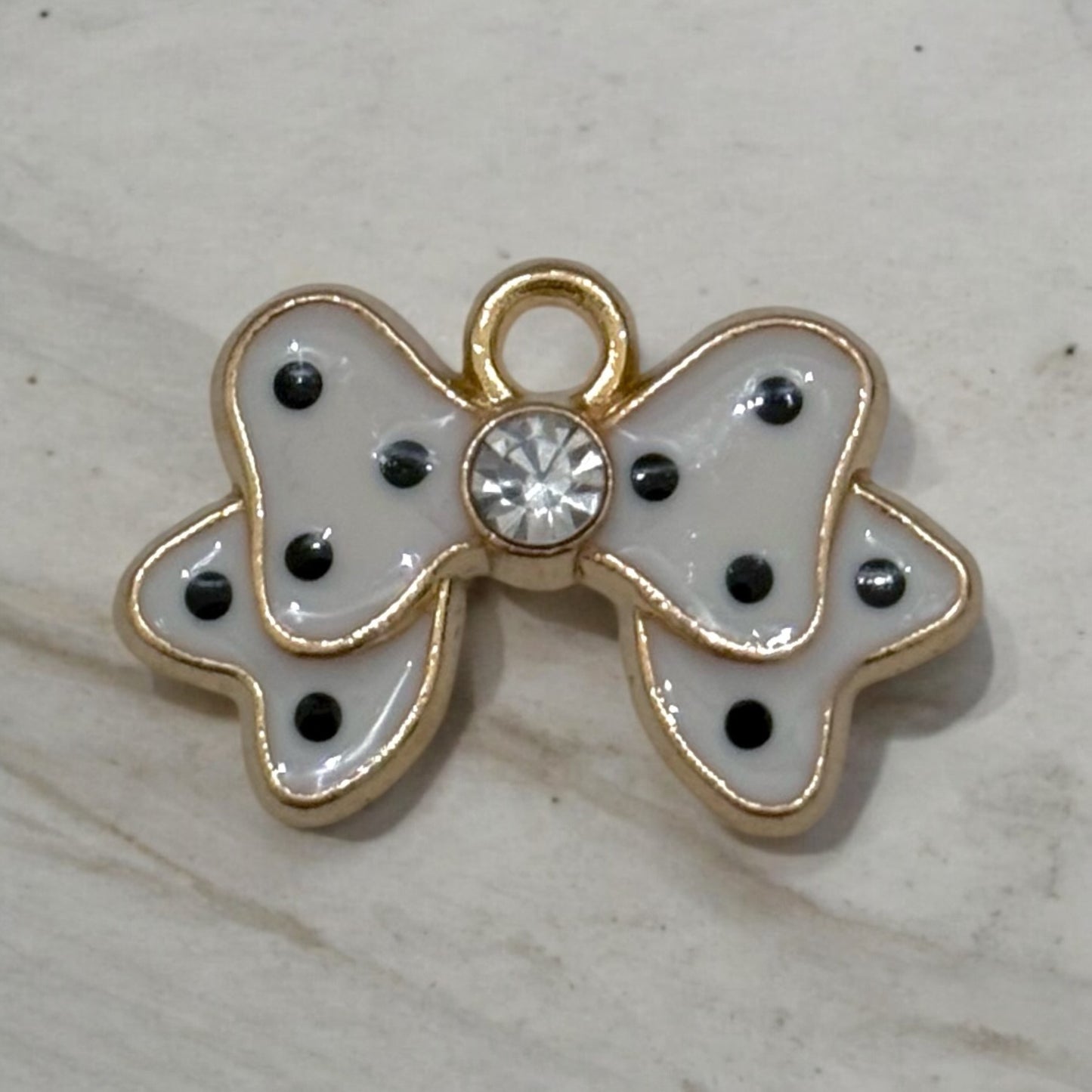 Bowtie Dot Charm