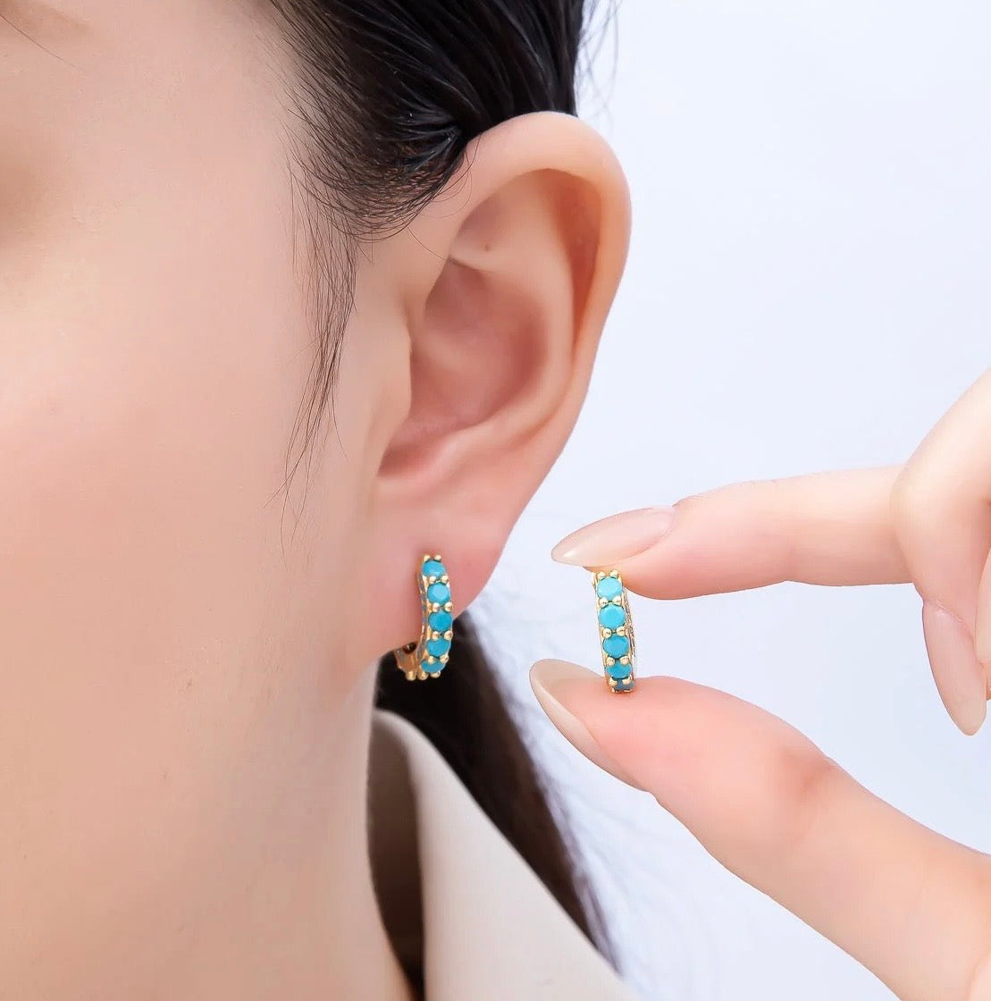 Azure Charm Earrings