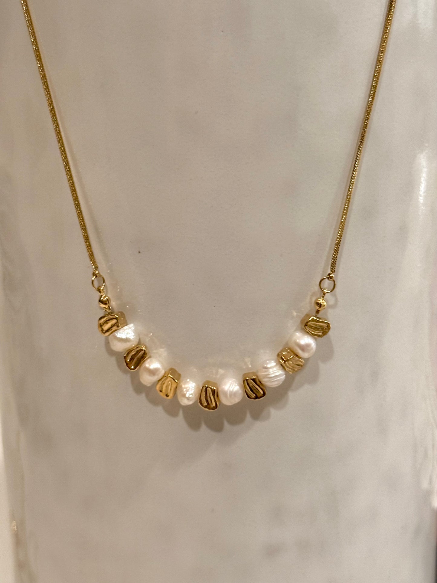 Vintage Edge Pearl and Beaded Necklace