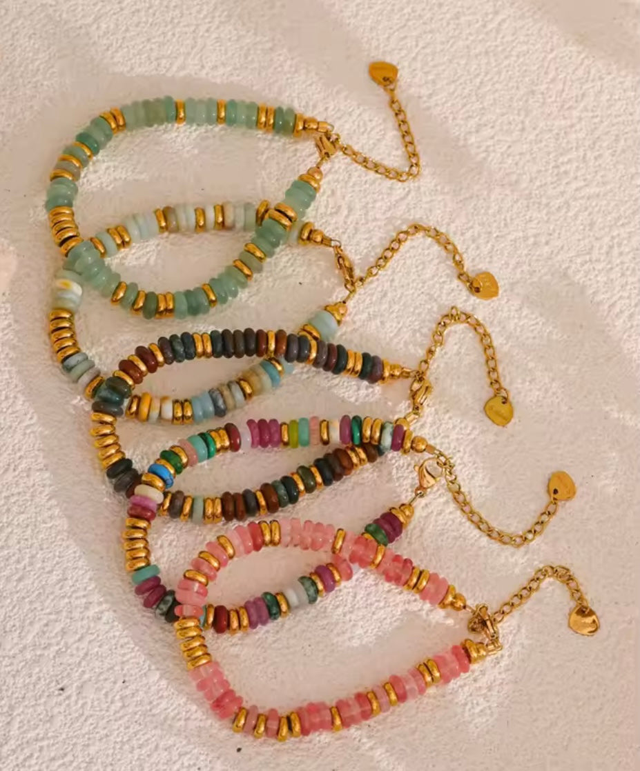 Natural Handmade Beaded Bracelets