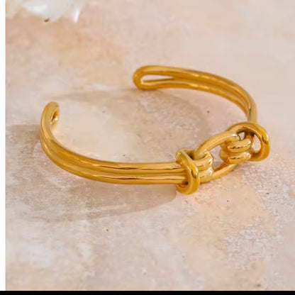 Open Knot Bangle Bracelet