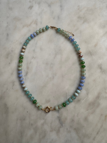 Colorful Candy Gemstone Beaded Necklace