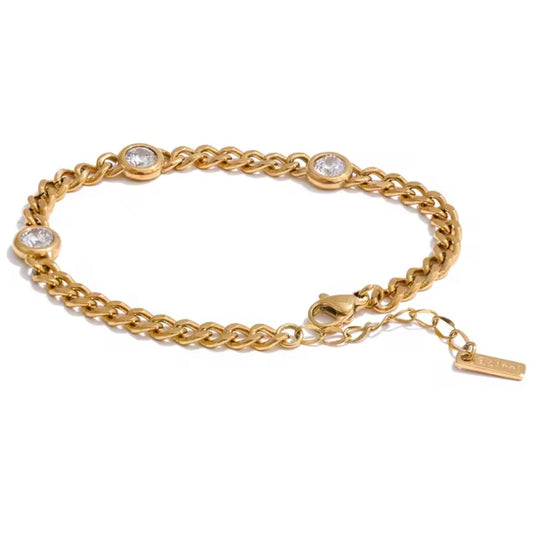 Temperament Cubic Zirconia Bracelet