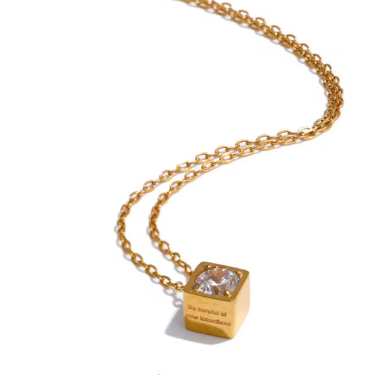 "Be Careful of Your Intentions" Pendant