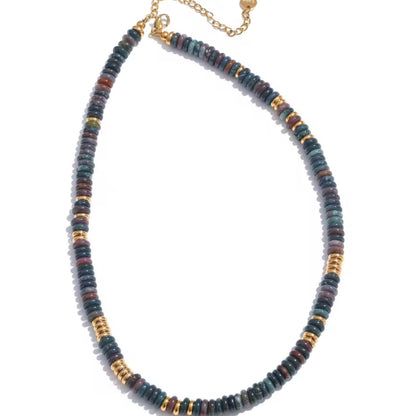 Colorful Natural Handmade Beaded Necklace