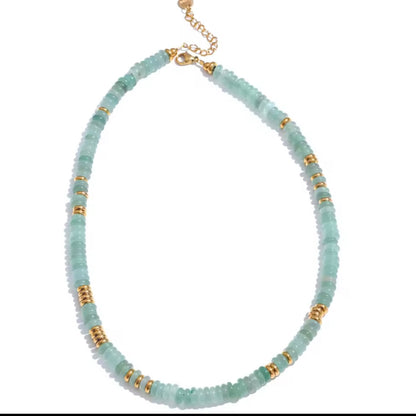 Colorful Natural Handmade Beaded Necklace