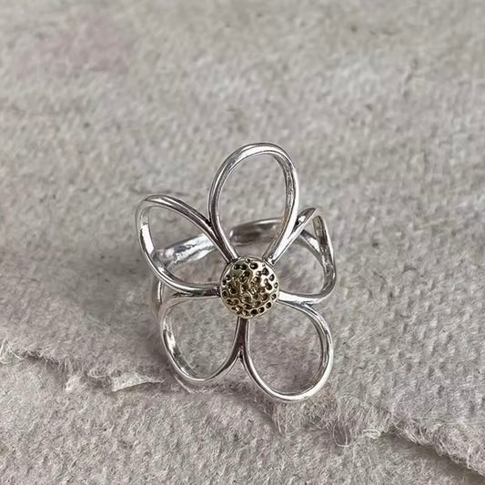 Silver Blossom Ring