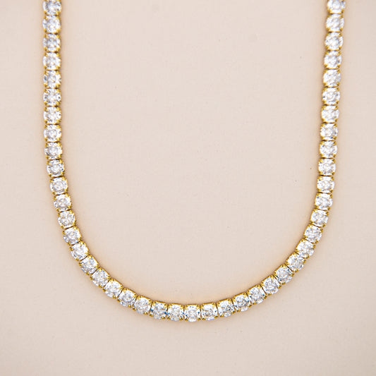 Clear CZ Tennis Necklace