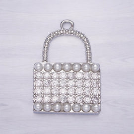 Paved CZ Pearl Padlock