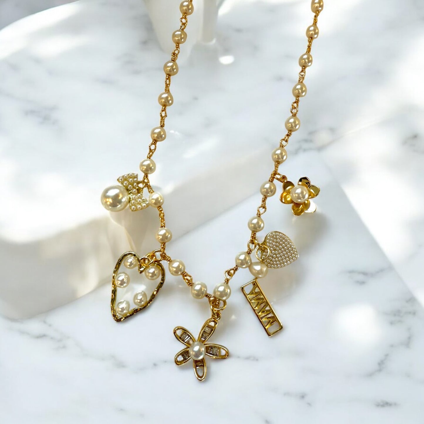 Dear Mama Charm Necklace