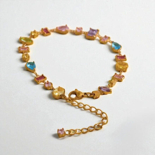 Luxury Colorful CZ Chic Bracelet
