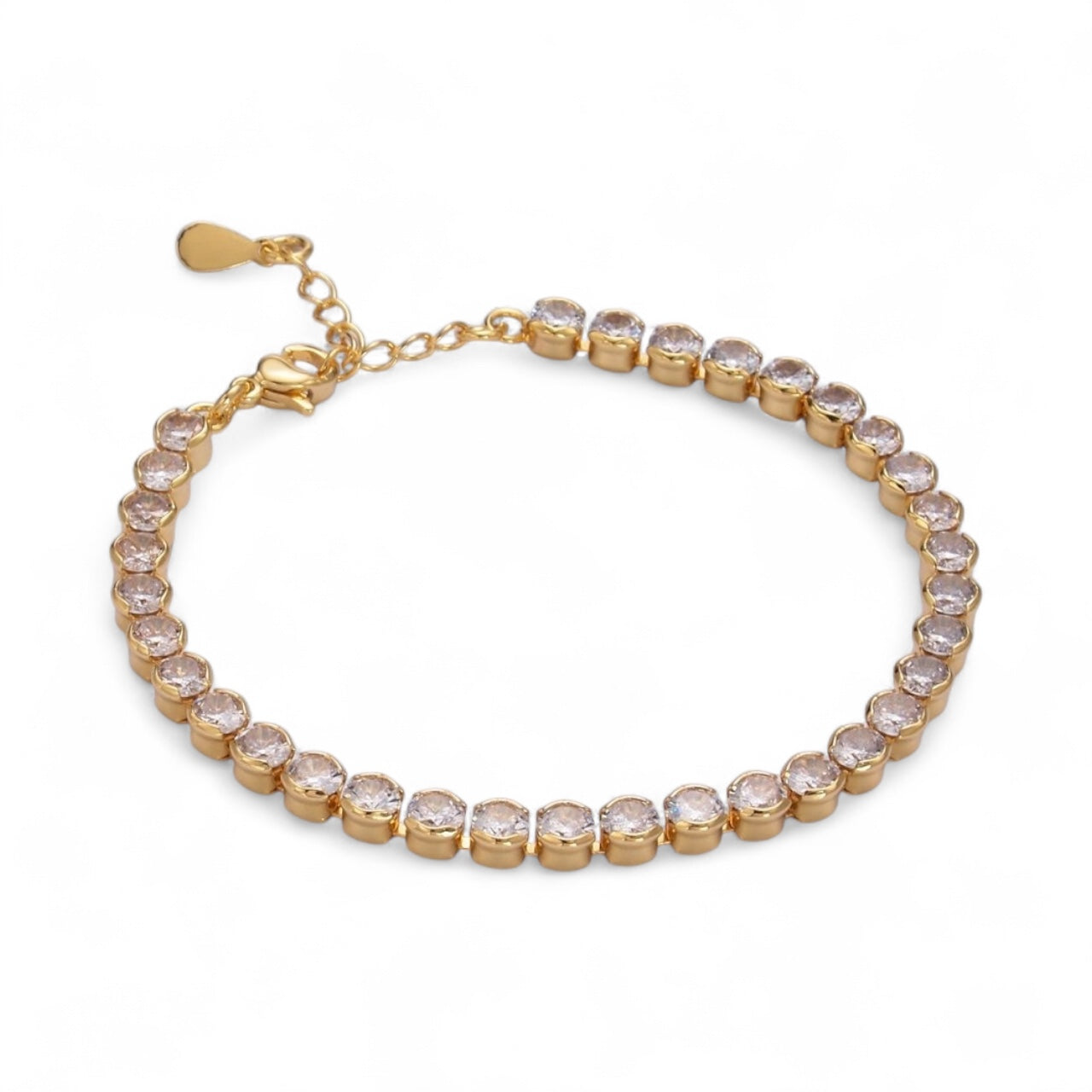 4.5MM Clear CZ Round Tennis Bracelet