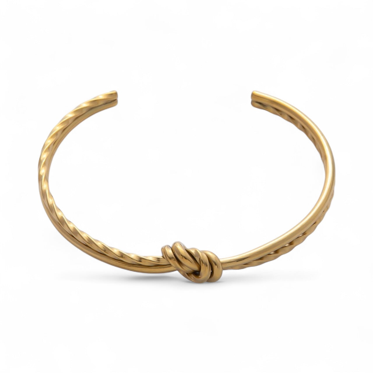 Knot Twisted Double Cuff