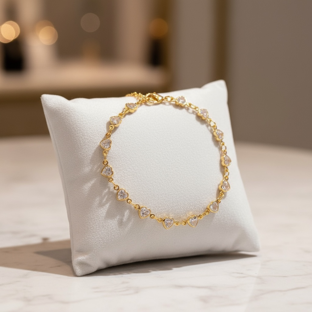 Twilight CZ Charm Bracelet