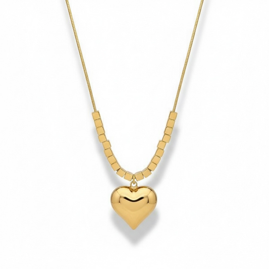 Heart Bead Snake Chain