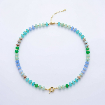 Colorful Candy Gemstone Beaded Necklace