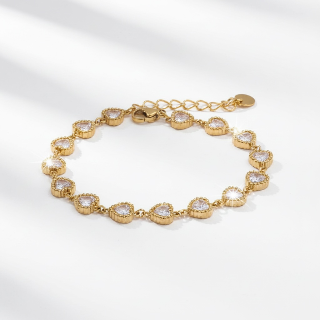 All My Hearts Bangle Bracelet
