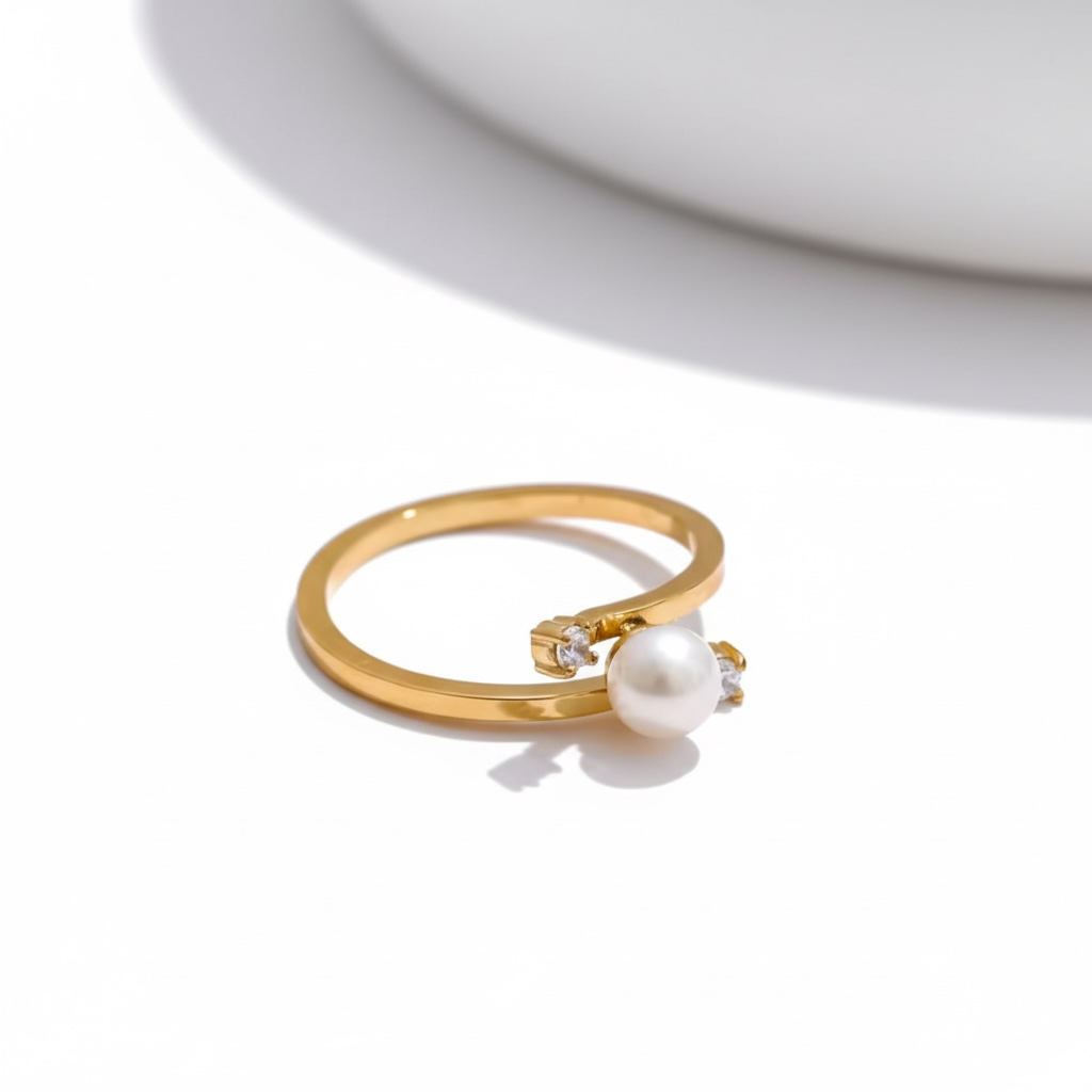Natural Pearl Chic Fashion Ring