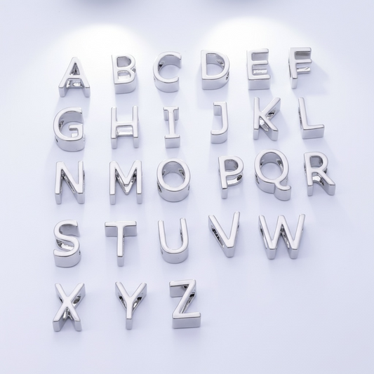 Sterling Silver Charm letters