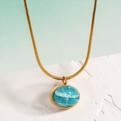 Amazonite Exquisite Natural Stone Pendant