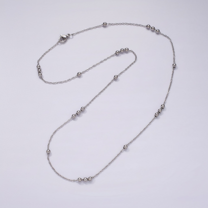 Silver Dainty Satellite Ball Chain