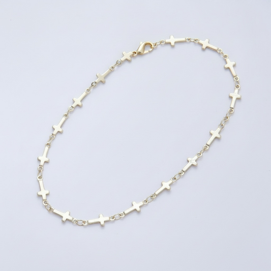 Minimalist Religious Cross Chain