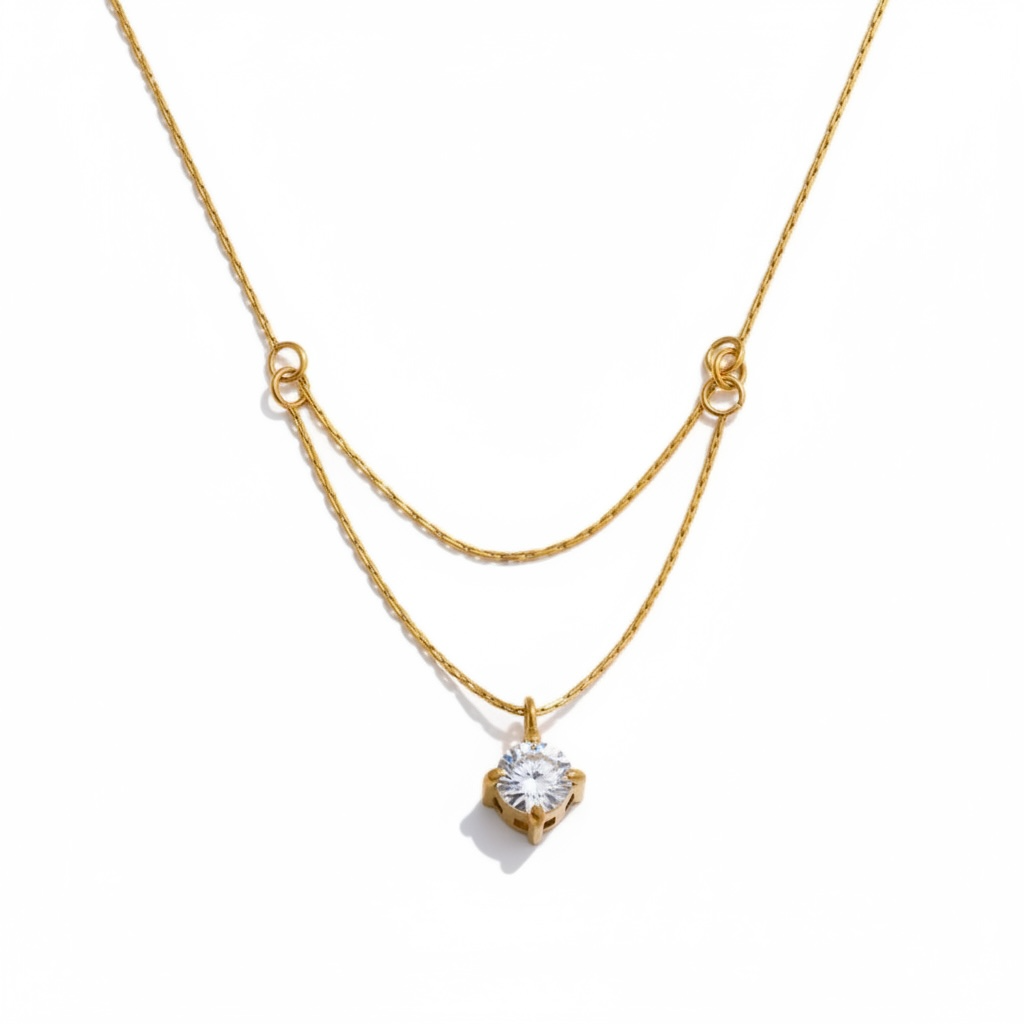 Chic Exquisite Temperament Zirconia Pendant