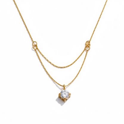 Chic Exquisite Temperament Zirconia Pendant