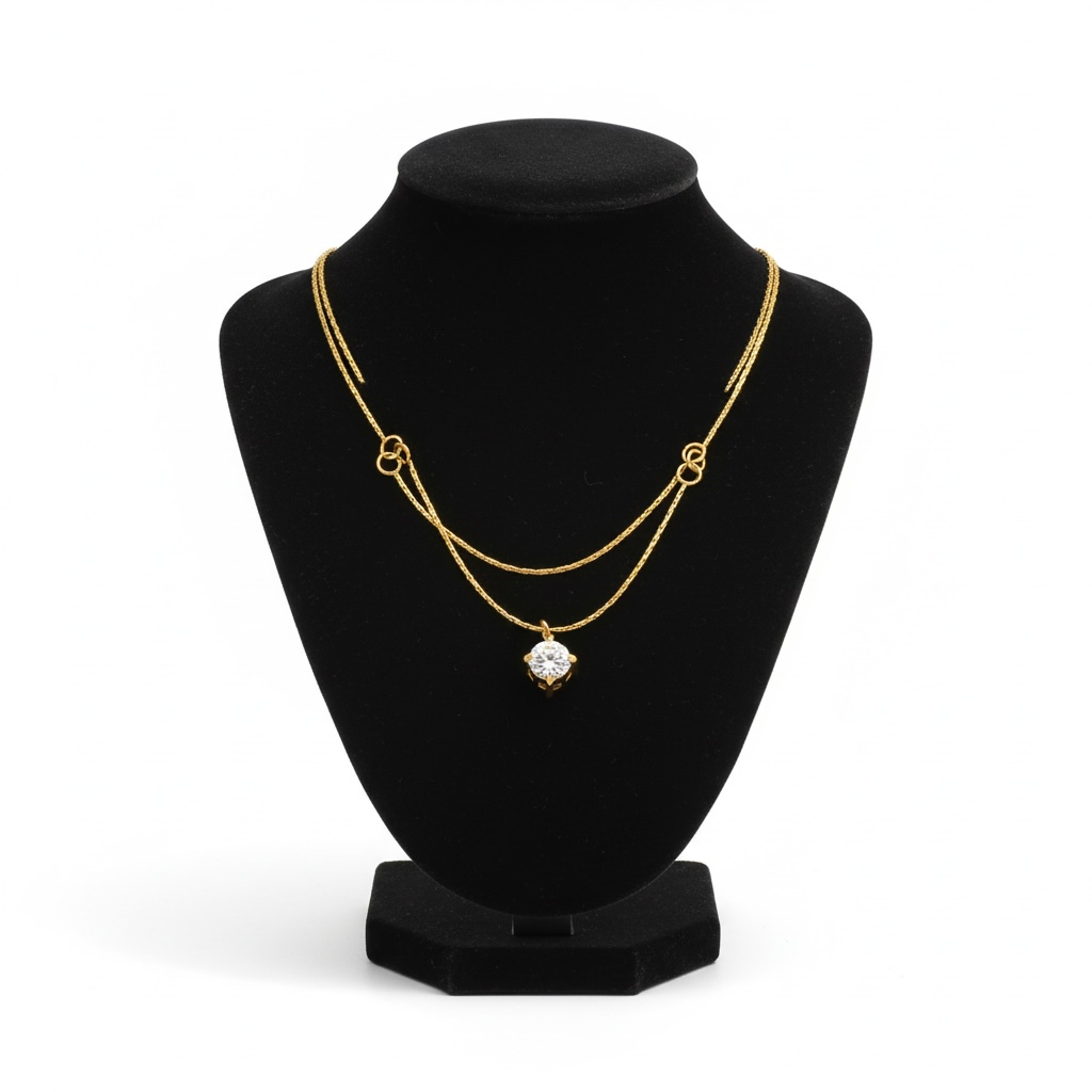 Chic Exquisite Temperament Zirconia Pendant