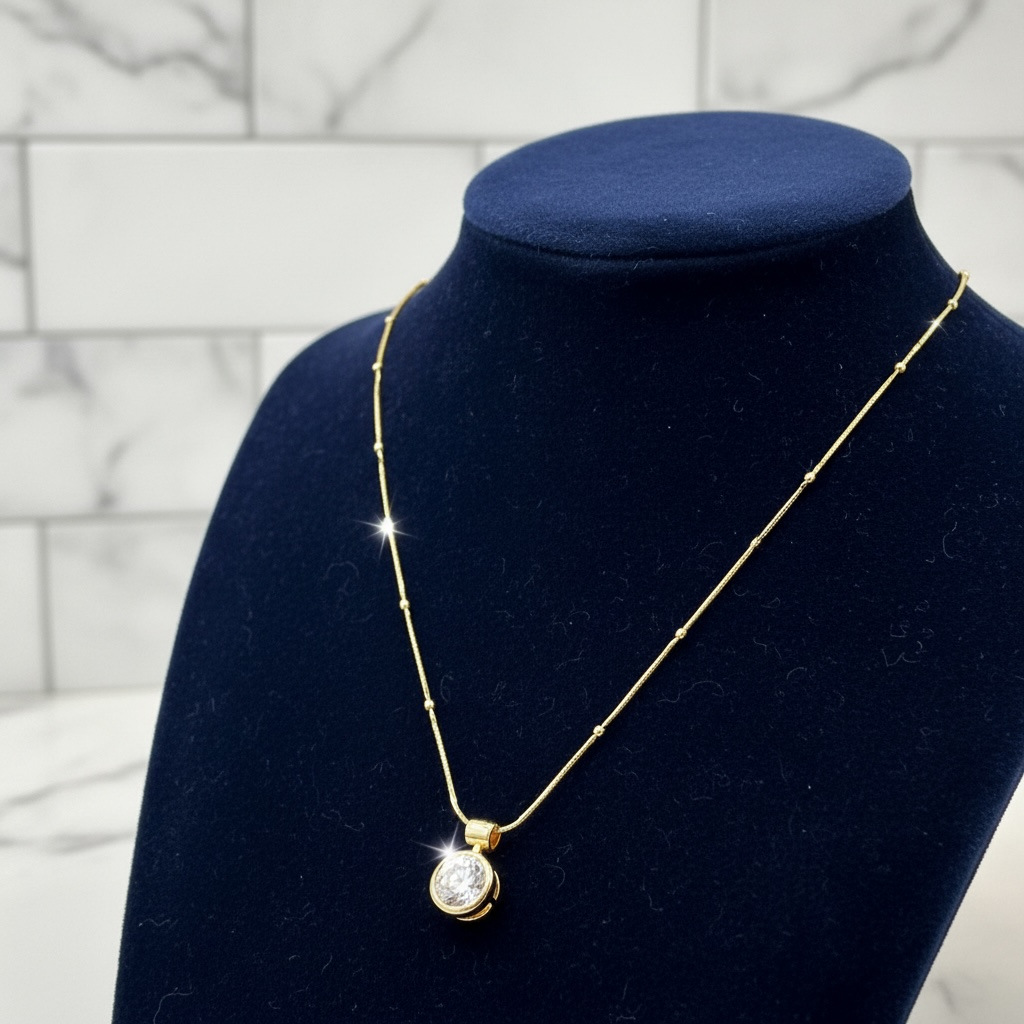Oval Bezel Pendant
