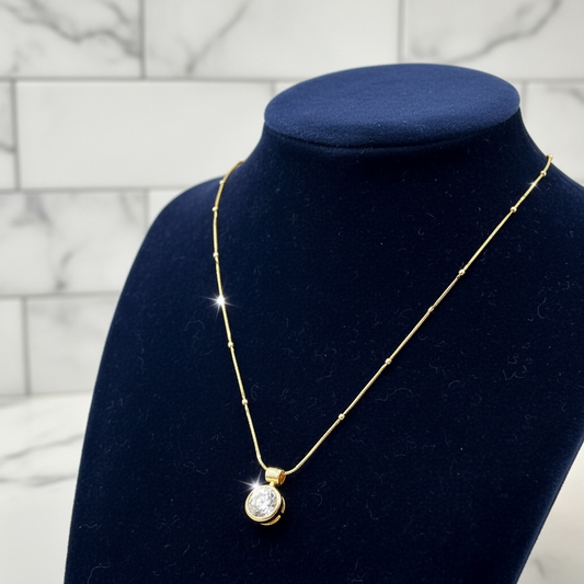 Oval Bezel Pendant