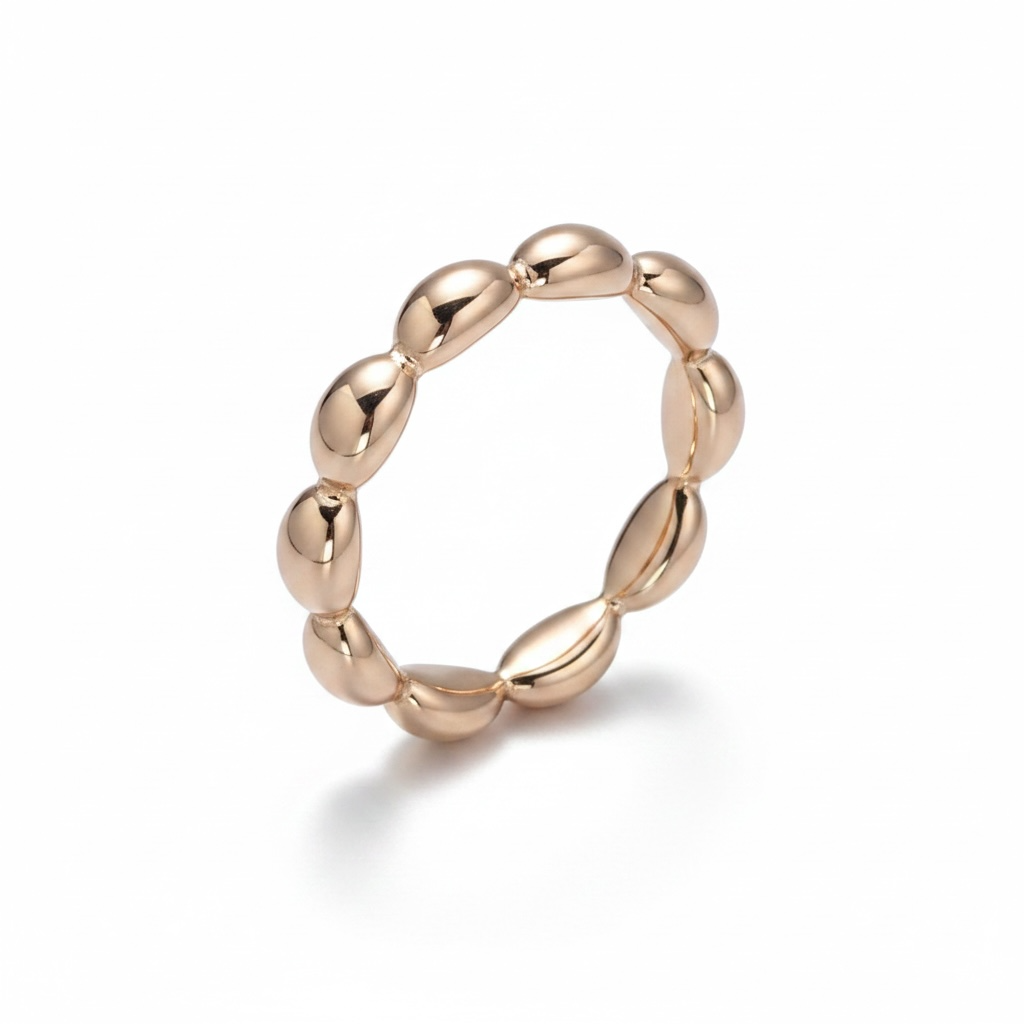 Dainty Beaded Ring