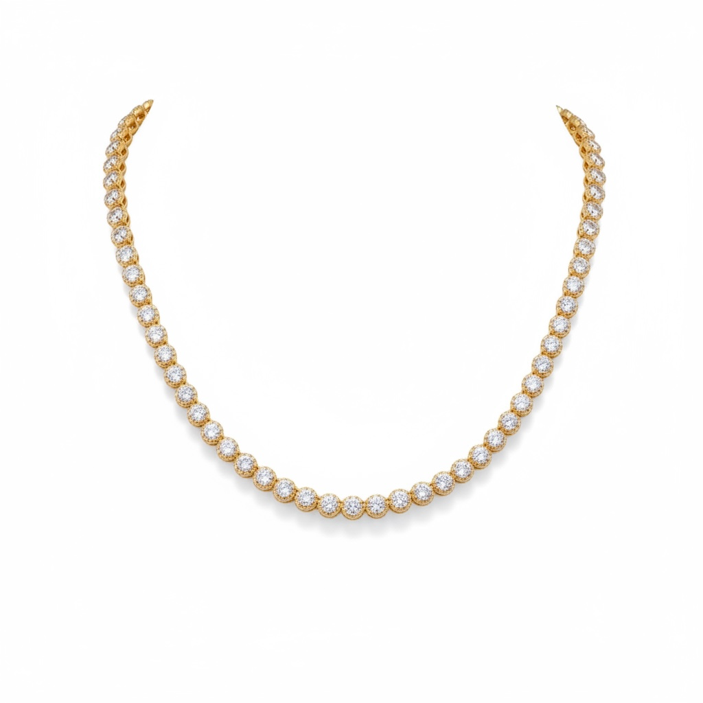 Micro Paved Round Tennis Chain