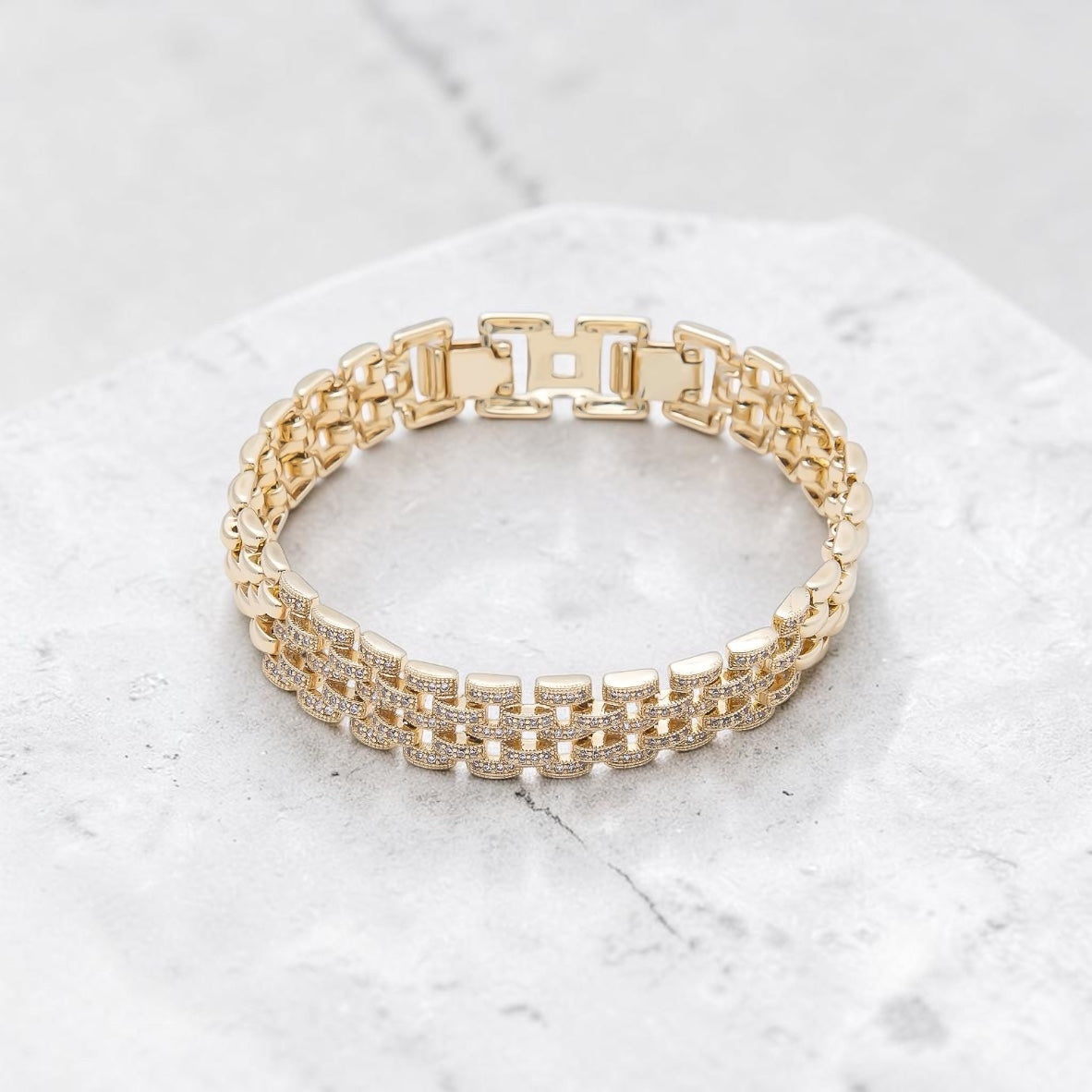 Micro Paved CZ Panther Chain