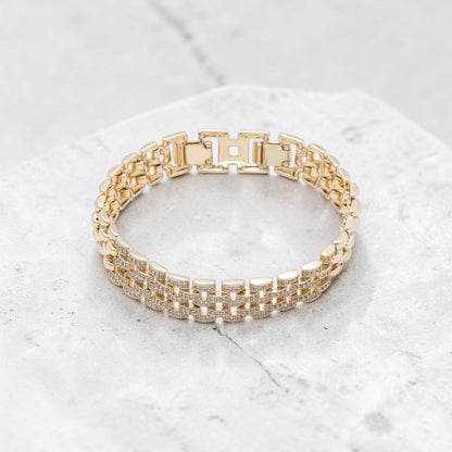 Micro Paved CZ Panther Chain