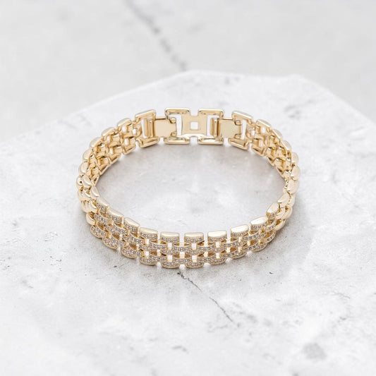 Micro Paved CZ Panther Chain