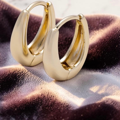 Dome U-Shaped Earrings