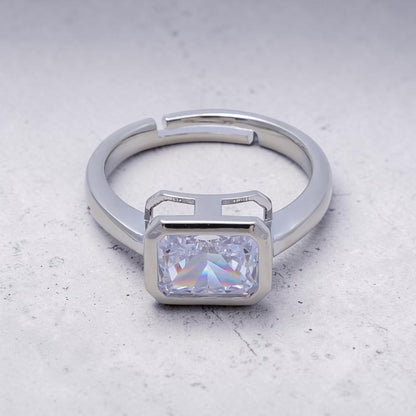 Radiant Square Bezel Ring