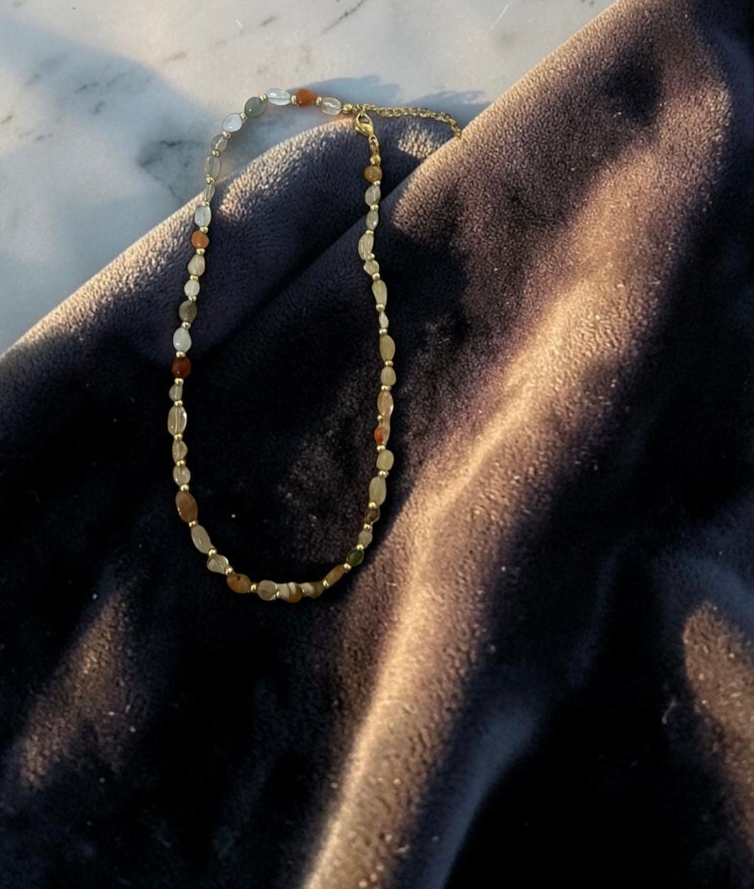 Golden Harvest Gemstone Necklace