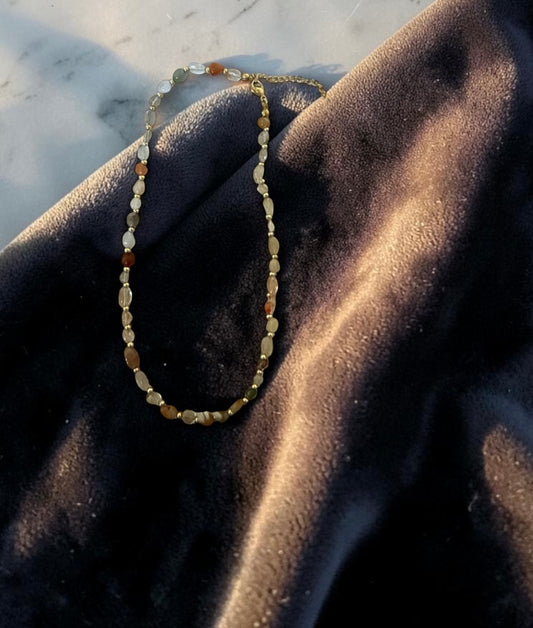 Golden Harvest Gemstone Necklace