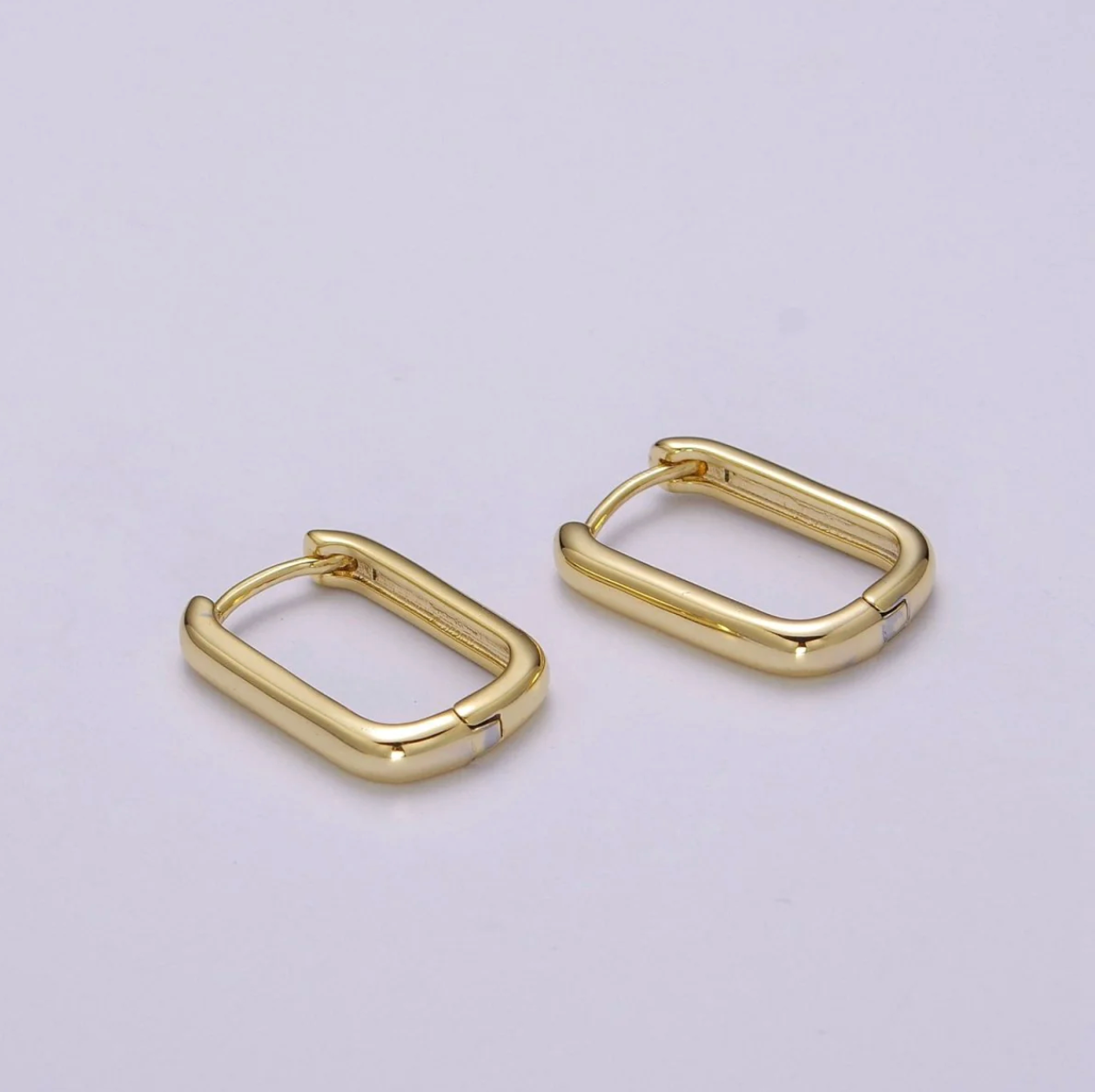 U-Shaped Hoop Earrings