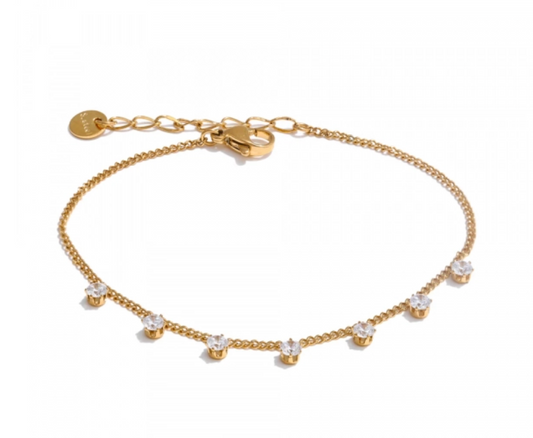 Popular CZ Chain Bracelet